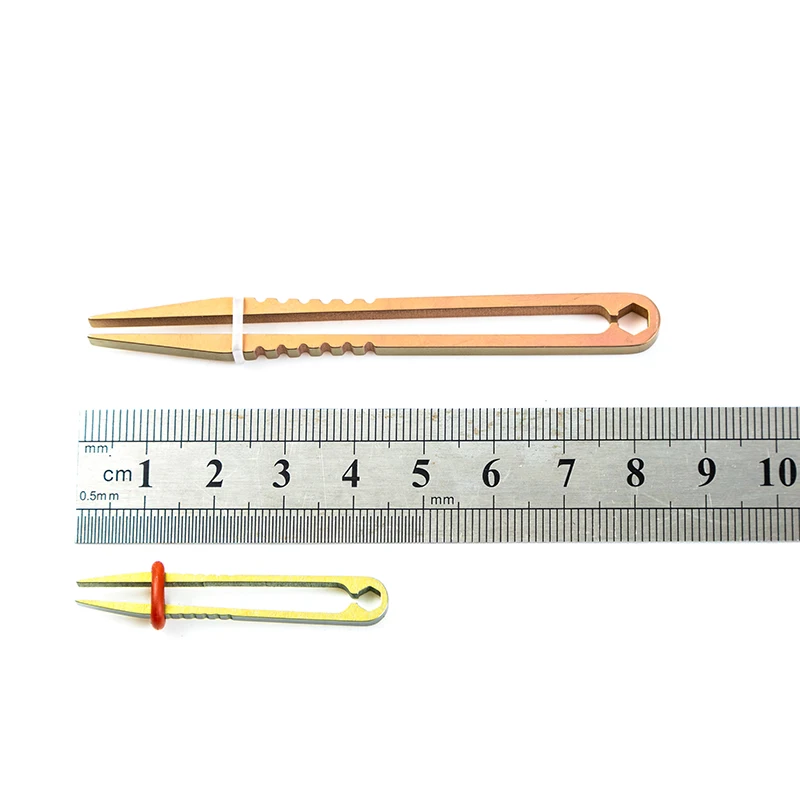 Pinzas de aleación de titanio EDC Mini Gadget TC4, pinzas pequeñas para exteriores, nuevas - imagen 3