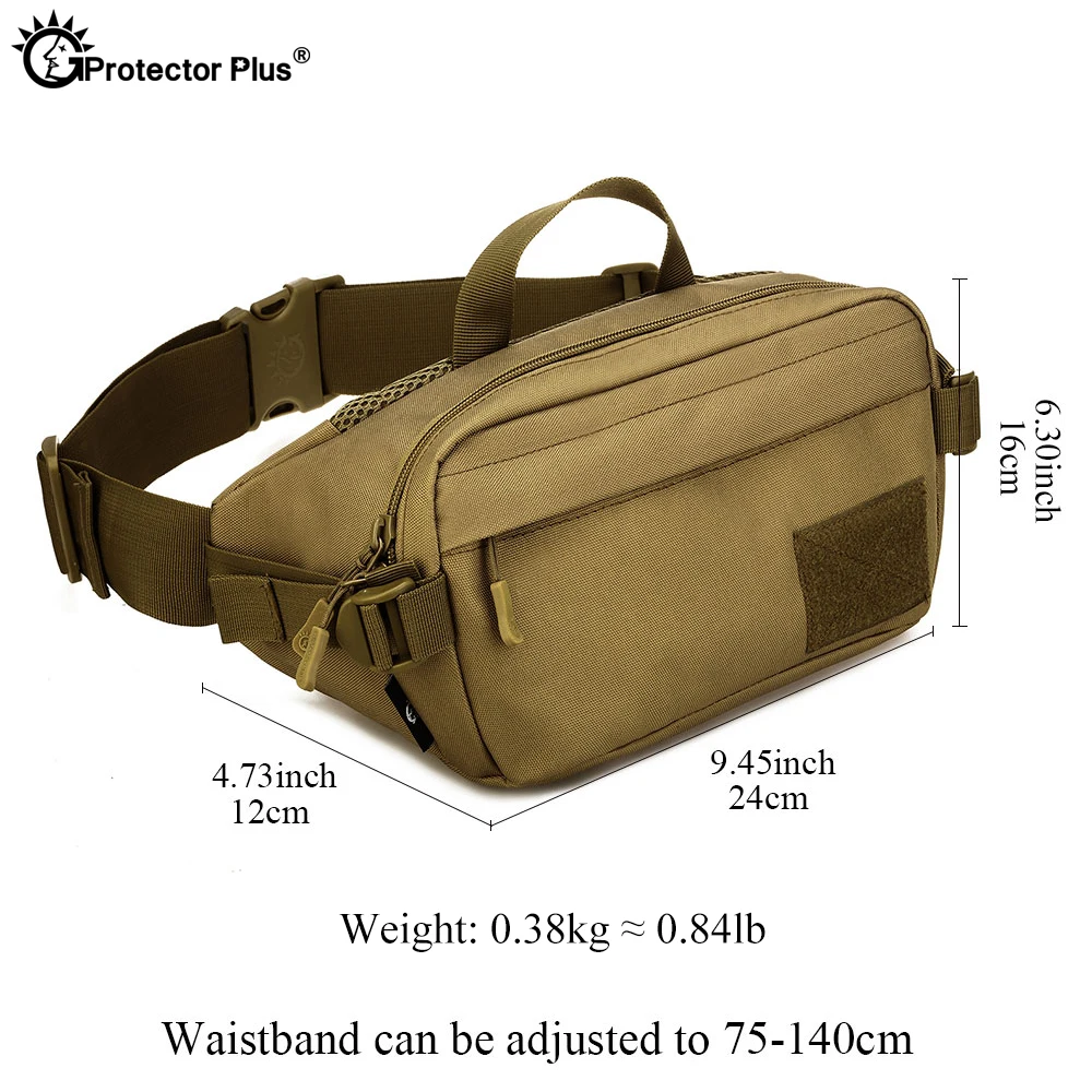 PROTECTOR PLUS-riñonera táctica para exteriores, bolso de hombro deportivo de camuflaje para acampar, bolso cruzado de viaje para caza y escalada - imagen 4