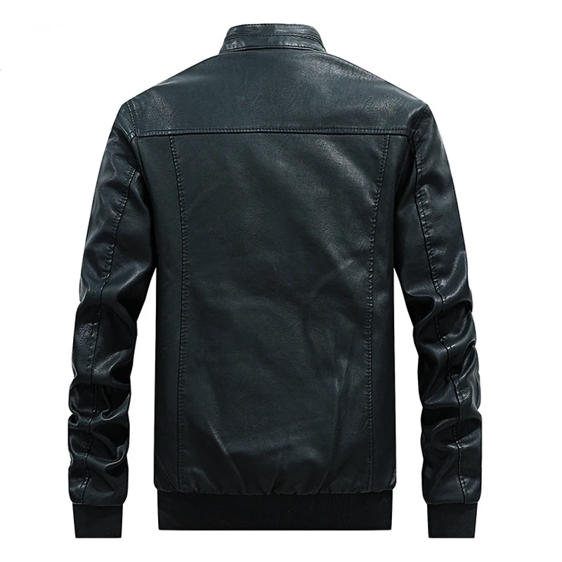 Nueva chaqueta de cuero resistente a puñaladas y anticorte de autodefensa para hombre, ropa protectora de seguridad Invisible de estilo chino con cuello levantado - imagen 5