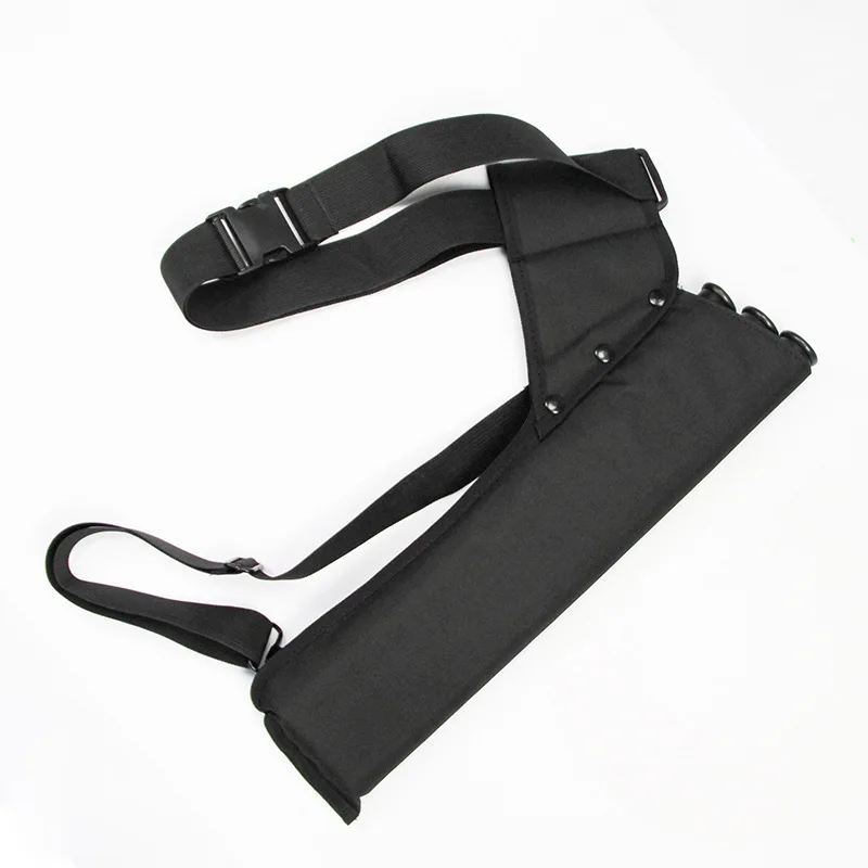 Carmín de flecha trasera para caza al aire libre, bolsa de cinturón, tiro con arco, bolsa de flecha de un solo hombro, gran capacidad - imagen 3