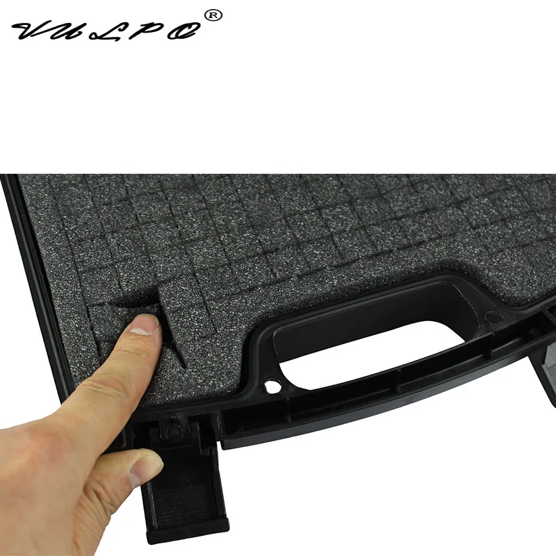 VULPO ABS 플라스틱 사냥 배낭 상자 전술 무기 총 안전 총 케이스 하드 커버 패딩 조건 - imagen 5