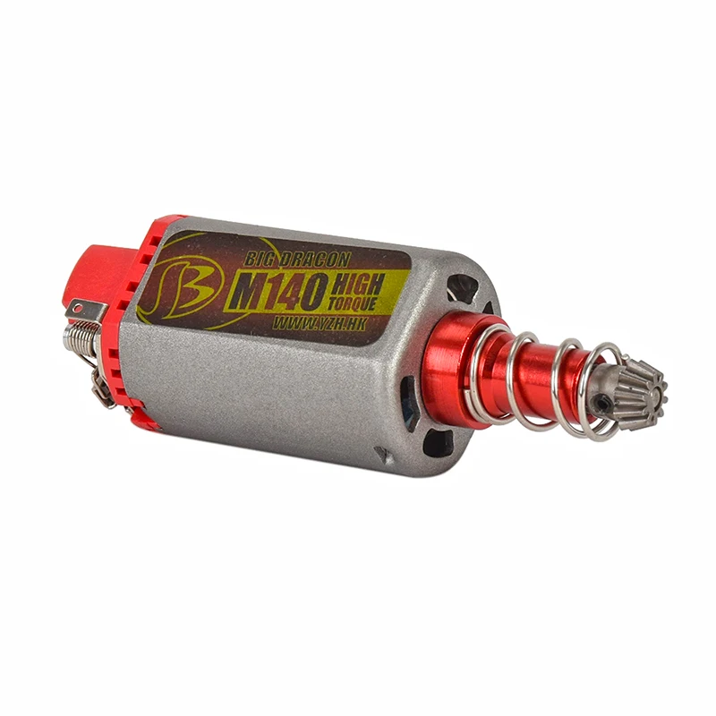 TACTIFANS gran Dracon M120/140/160 alto par/alta velocidad Motor AEG/EBB Motor largo/eje corto para Airsoft M4/MP5 M16 G3 P90 AK - imagen 4