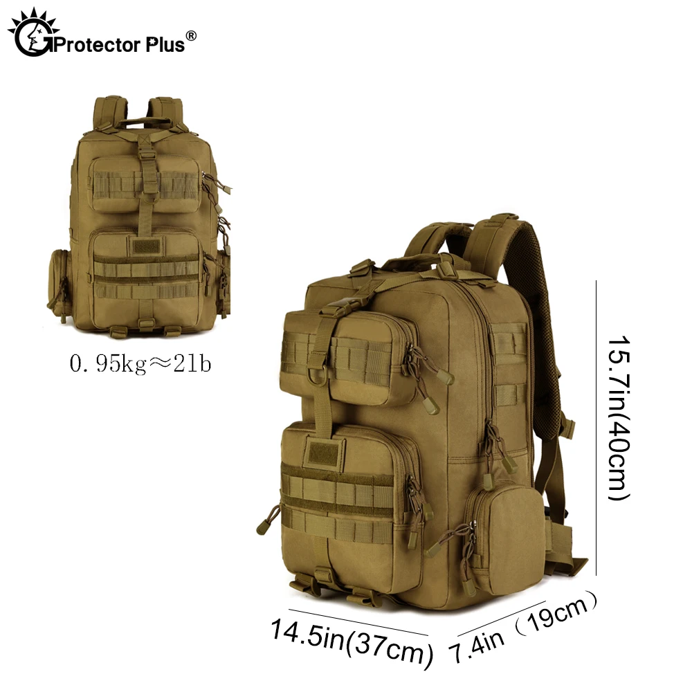 PROTECTOR PLUS 30L MOLLE mochila táctica militar duradera bolsa de senderismo al aire libre Camping caza paquete para hombres resistente al agua - imagen 3