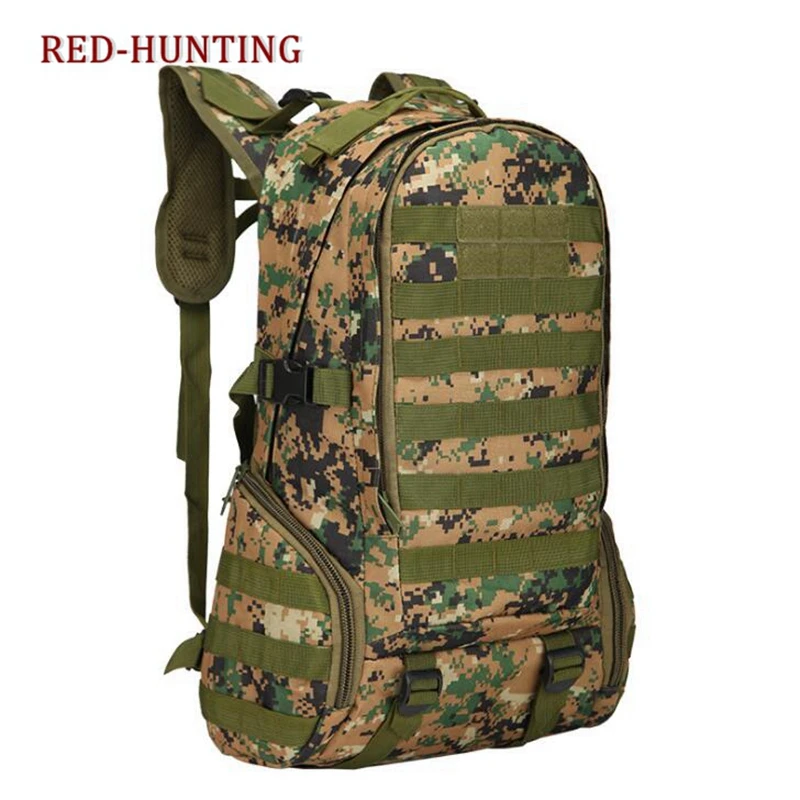 Mochila táctica militar de 35L, bolsa de viaje para exteriores, escalada, montañismo, deporte, Camping, senderismo - imagen 4