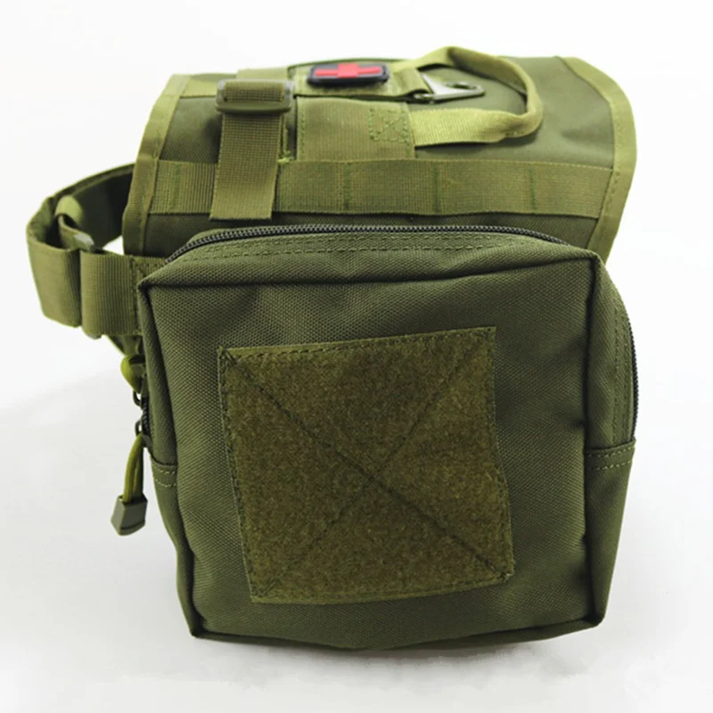 Chaleco táctico de arnés para perro, sistema Molle, bolsas desmontables, entrenamiento, policía, K9, ropa para mascotas, traje, chaleco de caza - imagen 2