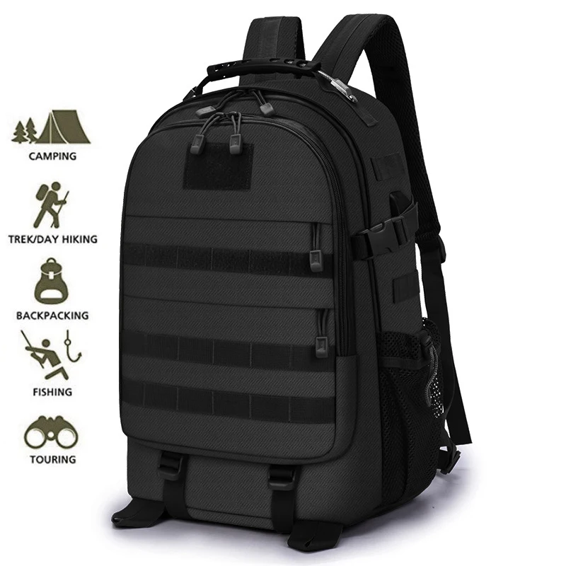 Mochila táctica de 35L, bolsa para acampar, senderismo, mochila de camuflaje para hombres, viaje, montañismo, bolsa para deportes al aire libre - imagen 5
