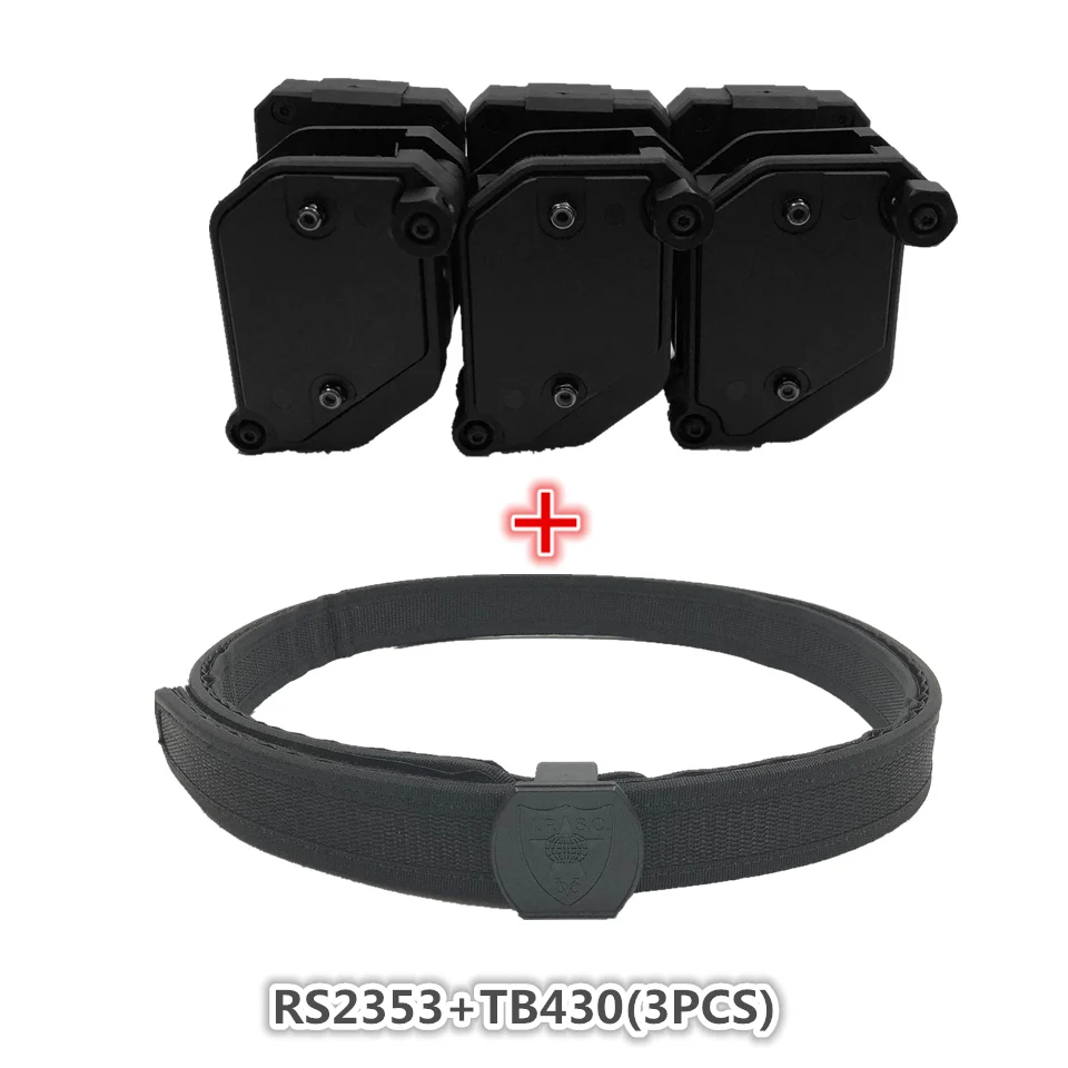 Cinturón de tiro táctico Skirmish IPSC, combinación perfecta con funda, bolsa de revista de velocidad para pistola magnética táctica rápida - imagen 2