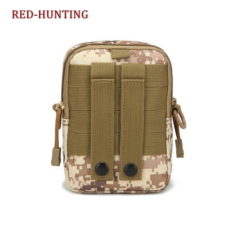 Bolsa táctica Molle para exteriores, bandolera de hombro para caza, escalada, bolso de nailon para teléfono de 5,5-6 pulgadas - imagen 4