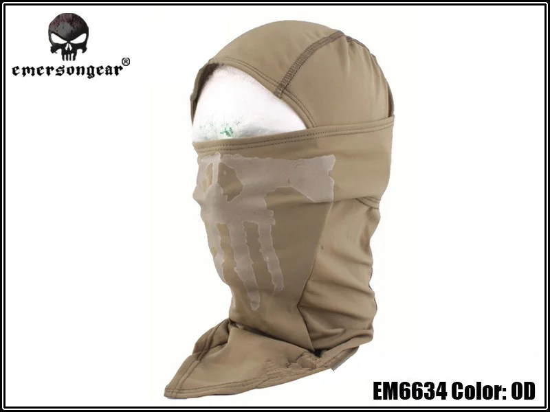EMERSON-máscara luminosa con capucha múltiple, bufanda de camuflaje EM6634, Skullies, gorras de caza, máscara táctica CS - imagen 3