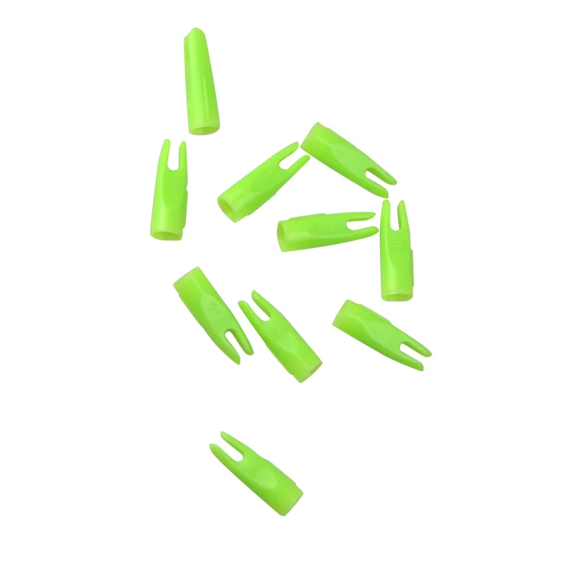 Sharrow-recambio de flecha de tiro con arco, 40 unidades, Nock para eje de flecha de 7mm, DIY, 4 colores - imagen 5