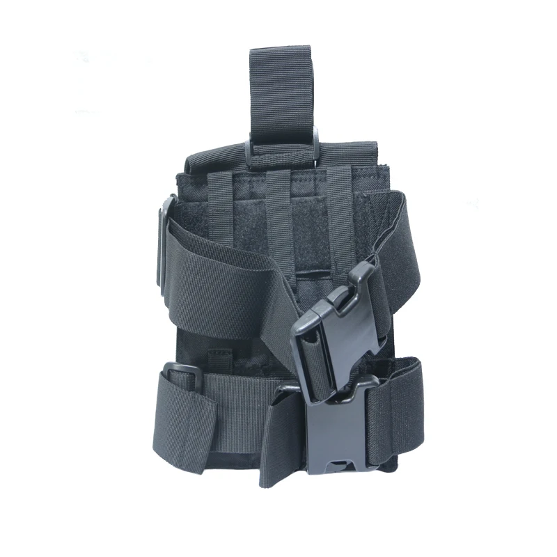 TAK YIYING-Airsoft táctico de liberación rápida MP5, funda Triple magnética, soporte MOLLE Mag, funda con Clip para Cartucho, color negro - imagen 5