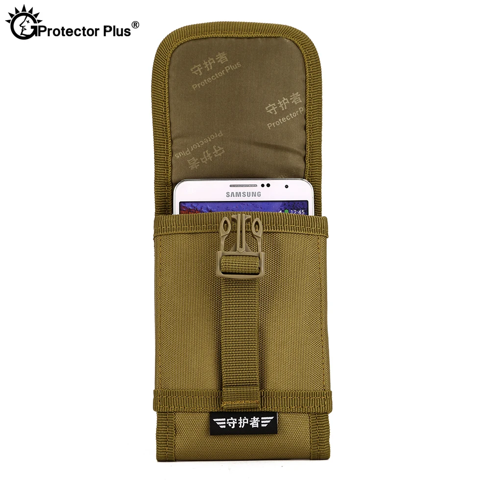 Bolsa de fijación PROTECT PLUS para hombre, conjunto de teléfono móvil de 5,8 pulgadas, sistema táctico MOLLE, bolsa de accesorios, bolsas de viaje para escalar y senderismo - imagen 4