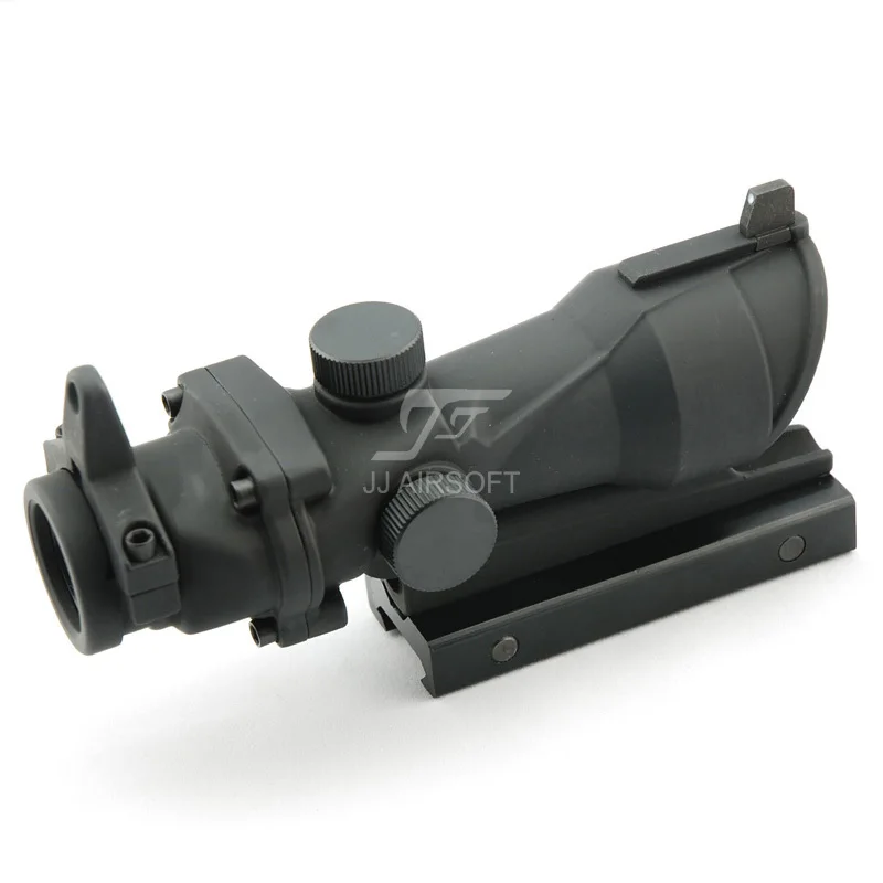 JJ Airsoft ACOG Style 4x32 alcance con Killflash / Kill Flash (negro/bronceado) Envío gratis (ePacket/HongKong Post Air Mail) - imagen 3
