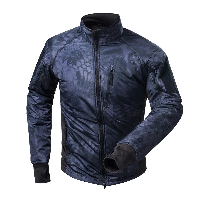 MEGE-chaqueta táctica impermeable para hombre, cortavientos cálido, chaqueta Bomber con capucha - imagen 5