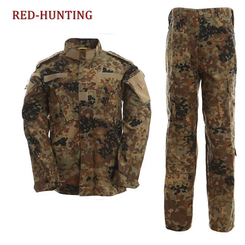 Uniforme táctico de camuflaje para exteriores, traje de caza de combate, chaqueta y pantalón de entrenamiento BDU, desierto y jungla - imagen 5