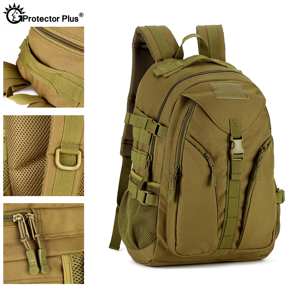 PROTECTOR PLUS 40L estilo militar mochila de viaje al aire libre escalada senderismo 14 pulgadas portátil mochila duradera impermeable Trekking - imagen 3