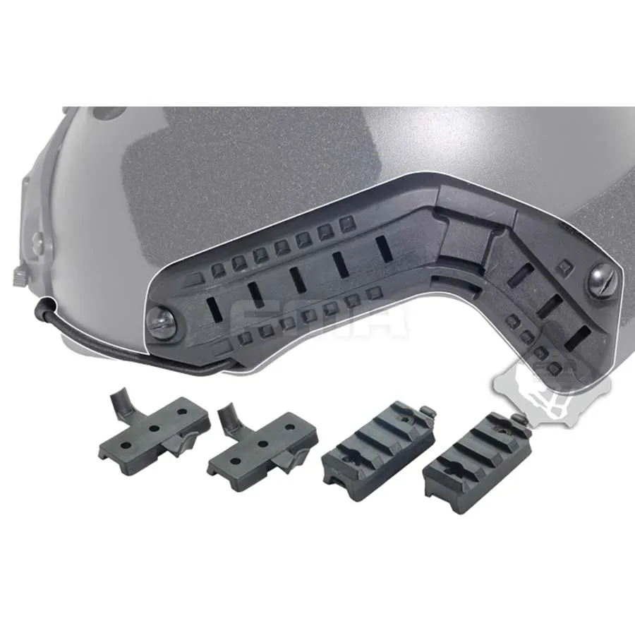 Riel de casco negro FMA para MICH/ACH/PASGT Tactical OPS, guía de casco rápida TB290, Envío Gratis, novedad - imagen 2