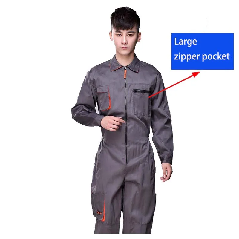 Monos con pechera de trabajo para hombre y mujer, mono protector con tirantes para reparador, pantalones, uniformes de trabajo, monos de talla grande 5XL - imagen 5