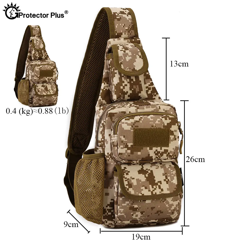 Mochila táctica de estilo militar para acampar, senderismo, viaje al aire libre, bolsa de viaje, un solo hombro, informal - imagen 4