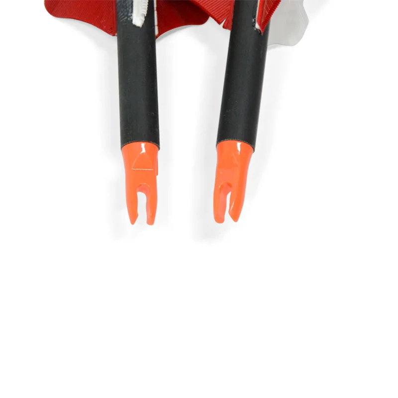 Arco recurvo de fibra de carbono para tiro con arco, accesorio intercambiable de 5 pulgadas, con plumas de pavo, 500 unidades - imagen 4