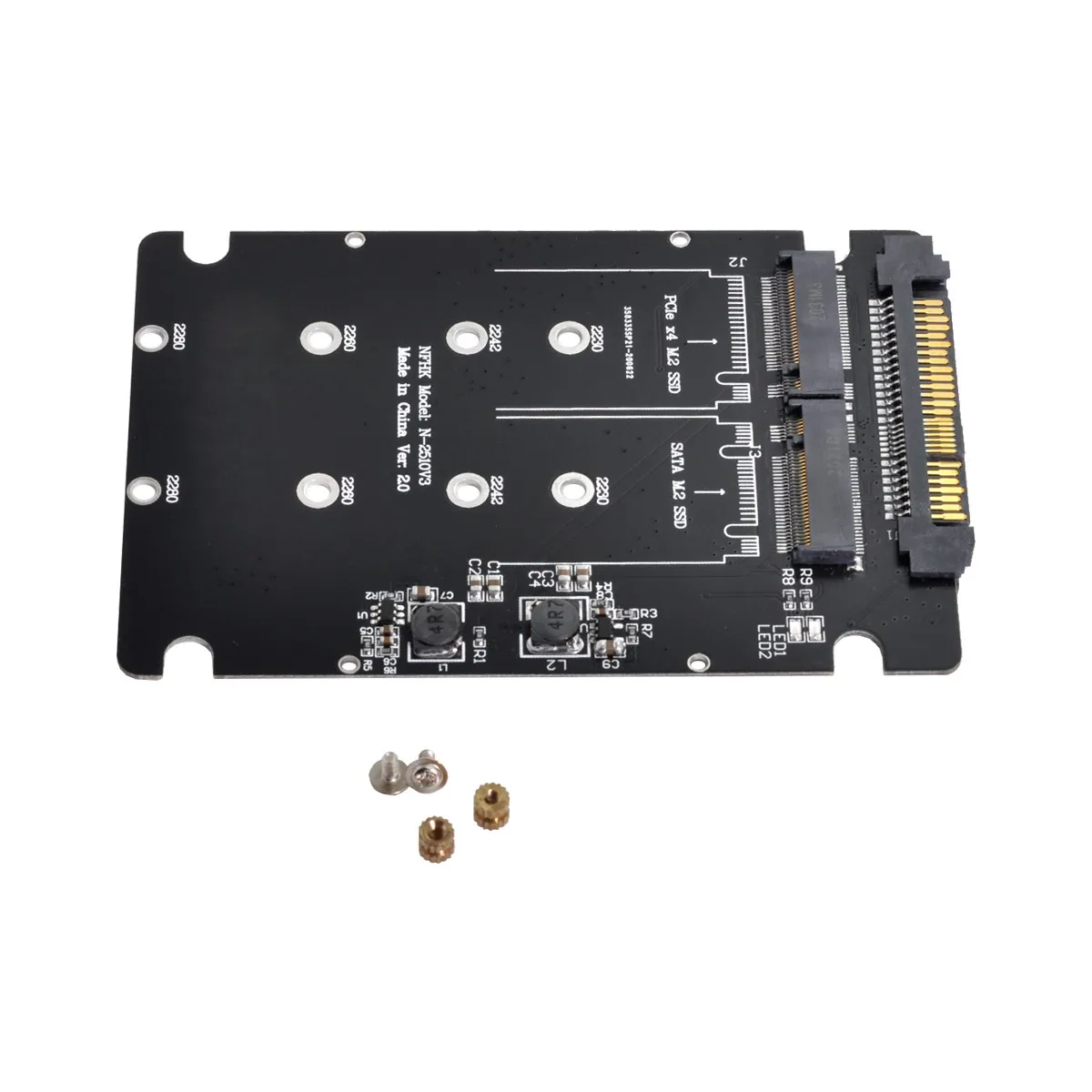 Chenyang-adaptador SFF-8639 NVME U.2 a Combo NGFF M.2 m-key SATA PCIe SSD para placa base, reemplazo de SSD 750 p3600 p3700 - imagen 3