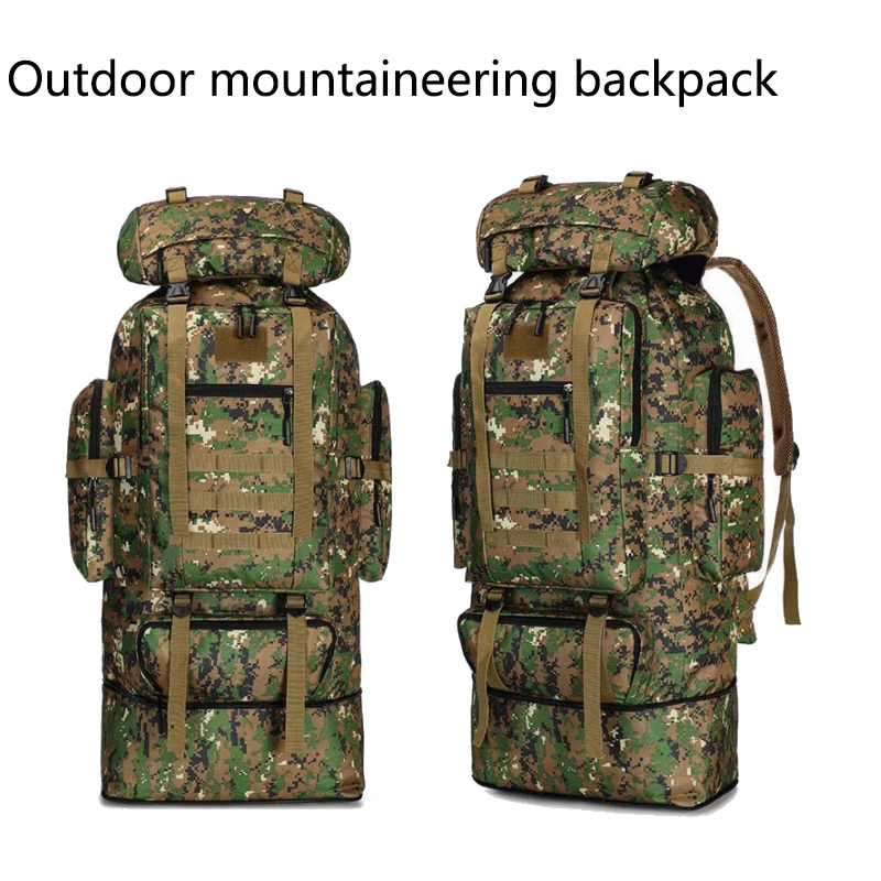 Mochila Molle de gran capacidad para hombre, mochila profesional para senderismo, acampada, exteriores, novedad de 2022