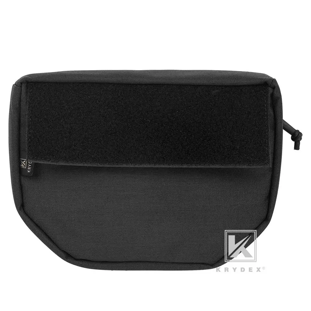 KRYDEX-bolsa táctica negra colgante, riñonera, bolsa de almacenamiento al aire libre para JPC AVS CPC APC, chaleco portador de placa - imagen 4