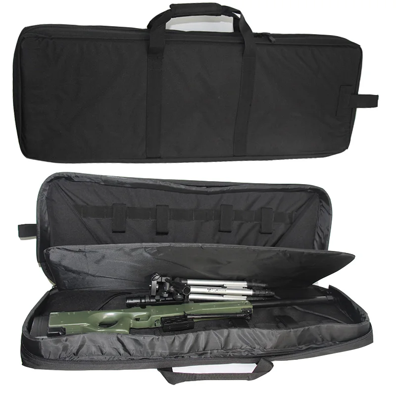 Funda táctica para Rifle de doble pistola, funda para M4 AR 15 Airsoft, funda para pistola de carabina, mochila para escopeta de tiro, accesorios de caza, 36 ", 90cm - imagen 2