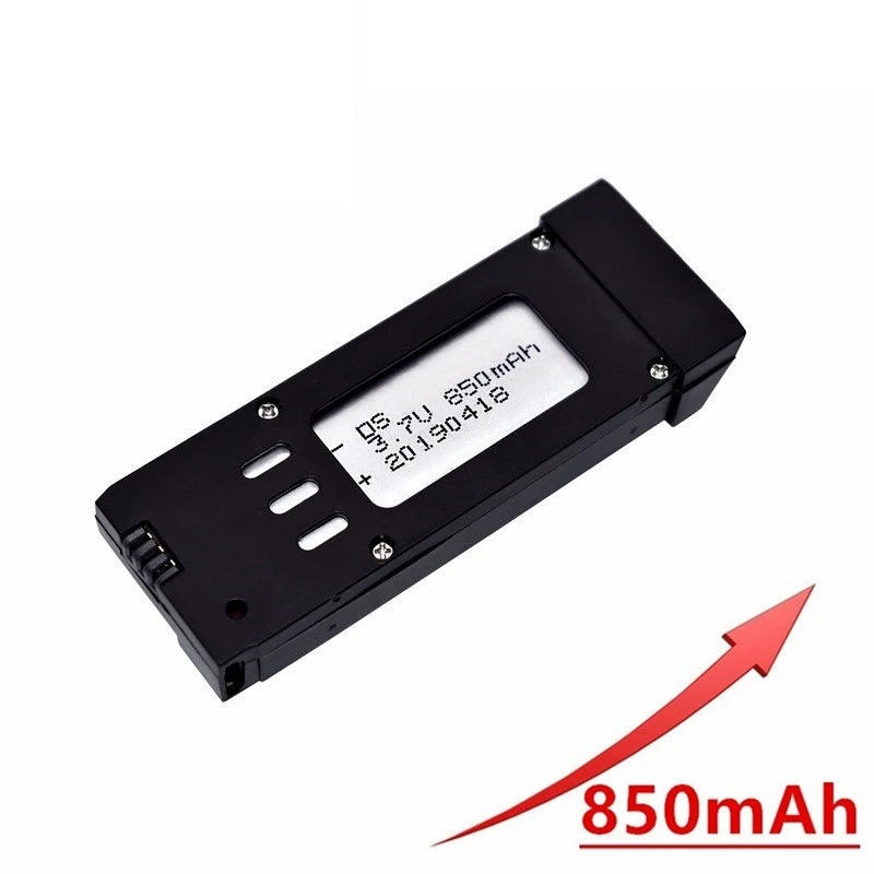 Batería Lipo mejorada de 3,7 V, 850mAH + cargador 5 en 1 para E58 JY019 S168 para recambios de cuadrirrotor RC, batería de Dron RC de 3,7 v 721855 - imagen 5