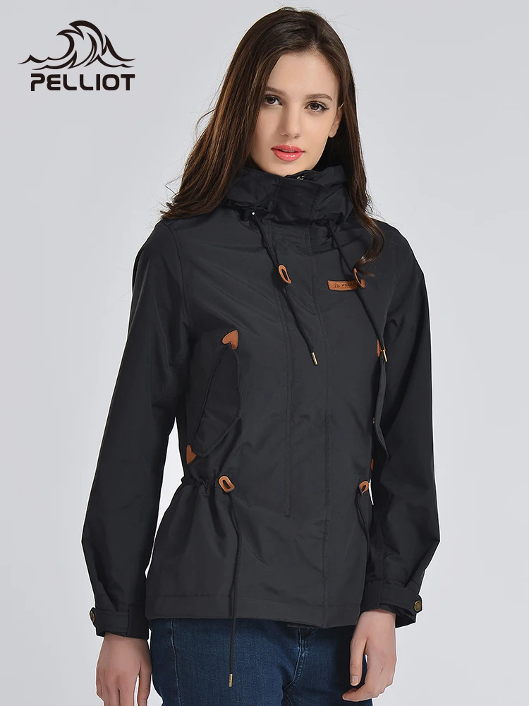 pelliot camping turismo chaquetas de senderismo femeninas chaquetas de invierno para mujer cortavientos a prueba de viento impermeable cálido abrigo de otoño - imagen 4