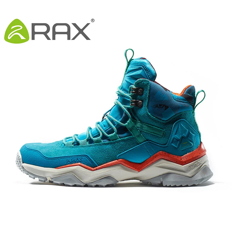 Rax-zapatos de senderismo impermeables para hombre y mujer, botas de caza al aire libre, zapatos de Trekking de montaña, botas tácticas de cuero, zapatos de senderismo - imagen 4