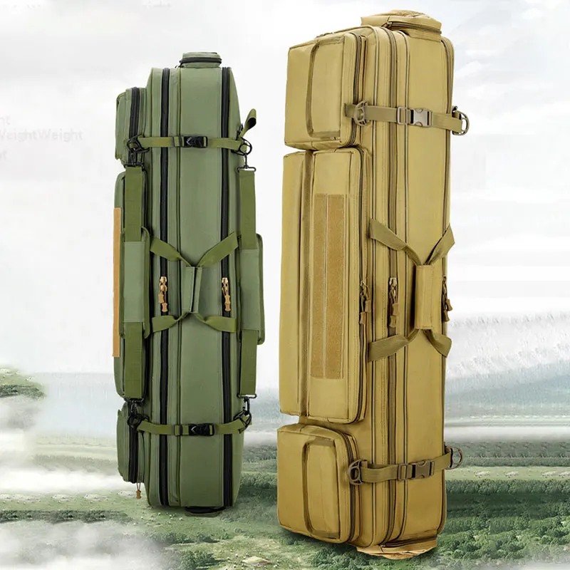 Bolsa para caña de pescar de 120CM para hombre, funda táctica para pistola, mochila para exteriores, herramientas para caña de pescar, equipo de almacenamiento, accesorios, bolso de mano XA277A - imagen 5