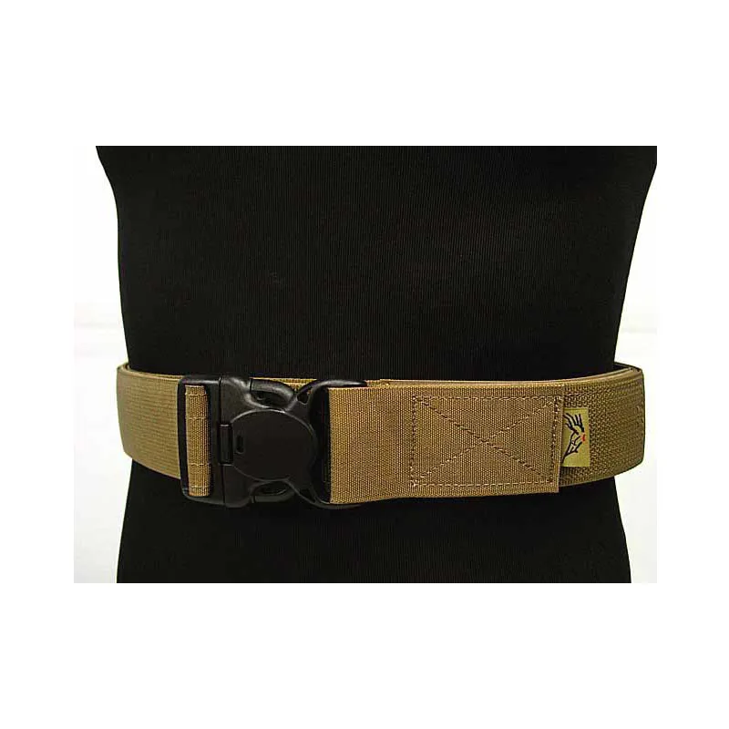 Cinturón táctico militar de lona ajustable para hombre, hebilla deslizante negra, soporte de cintura, cinturón deportivo útil de rescate militar - imagen 2