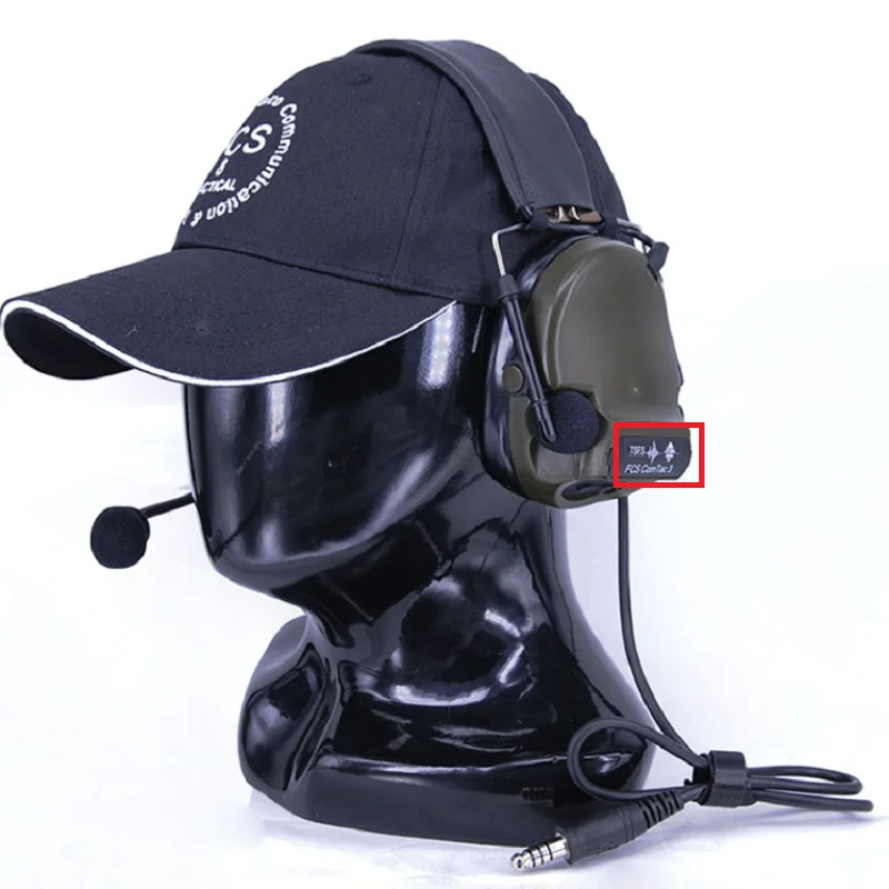 Cubierta táctica del compartimento de la batería del auricular, reducción de ruido, Comtac 3 - imagen 4