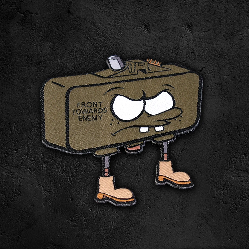 Parches tácticos bordados antiinformitería Good Teammate M67 fragmentación granada M18 Claymore insignias militares para bolsa chaleco - imagen 3