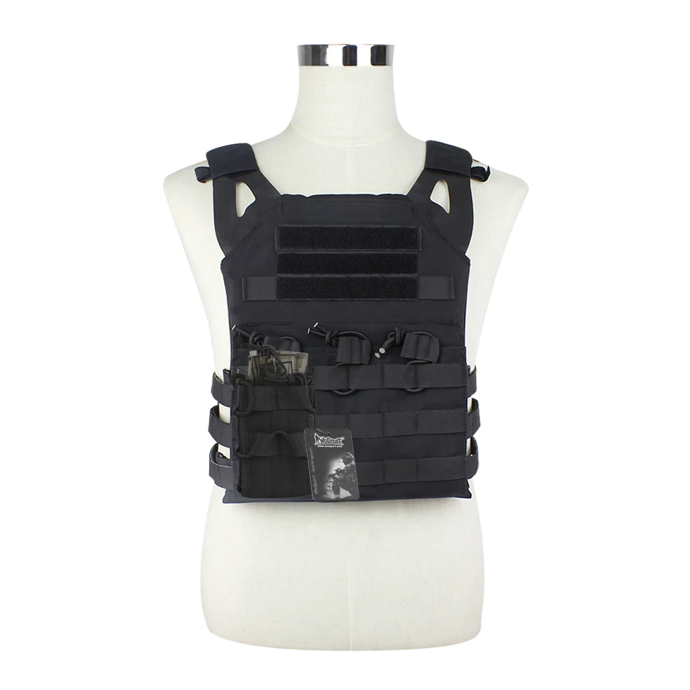 Chaleco táctico JPC Molle de 2 piezas, bolsa militar para una sola revista, Airsoft, chaleco de caza, equipo, accesorios de juego de Paintball - imagen 4