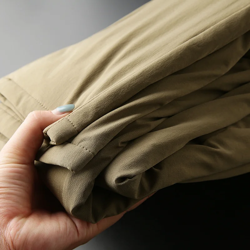 Pantalones de plumón ligeros y cálidos para hombre, pantalón de invierno para deportes al aire libre, esquí, Fitness, senderismo, correr, pesca, entrenamiento, Cargo - imagen 4