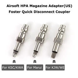 Nuevo adaptador HPA Foster acoplador de desconexión rápida (versión estadounidense) para KSC/KWA,KJW/WE,Marui,VFC