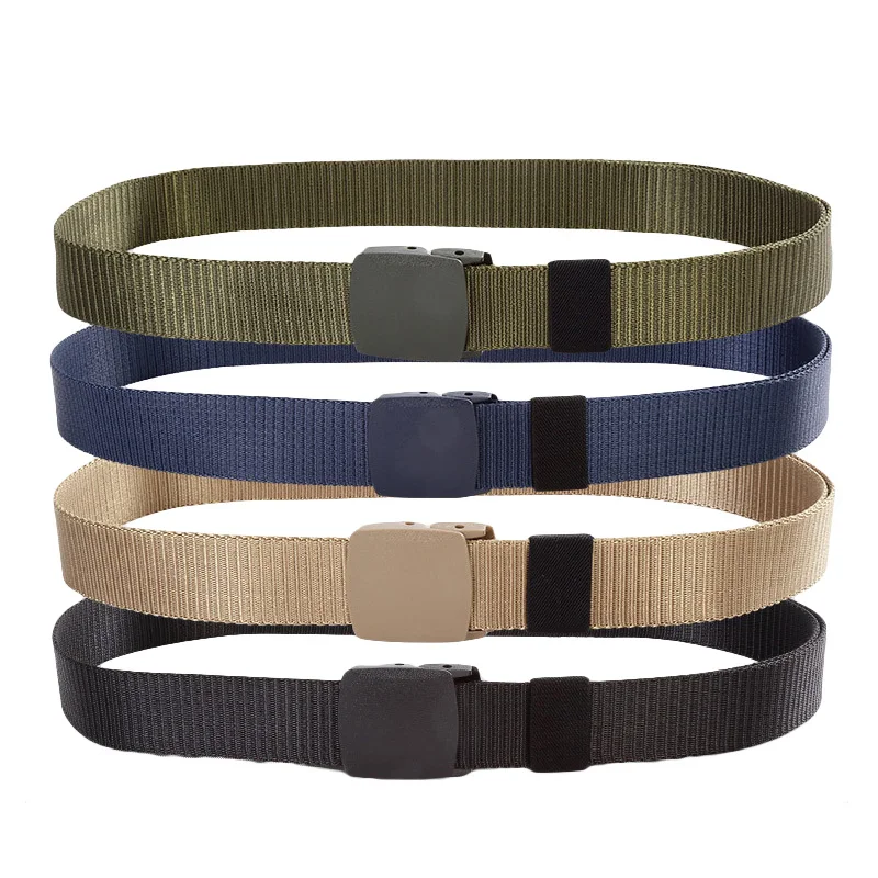 VULPO-Cinturón de nailon con hebilla automática para hombre, cinturón táctico militar de alta calidad, de lujo, de diseño, para caza - imagen 2