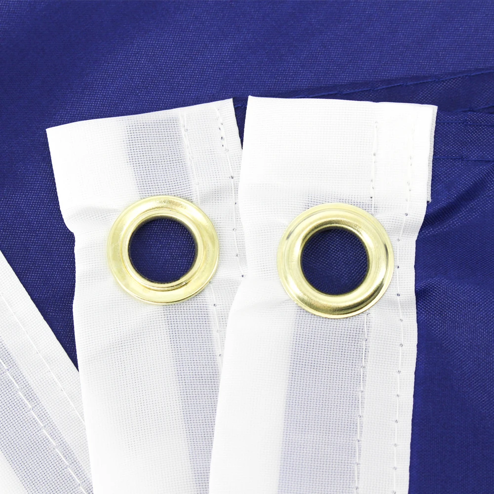 Xiangying-Bandera colgante, 90x150cm, mar, abejas, azul marino - imagen 5