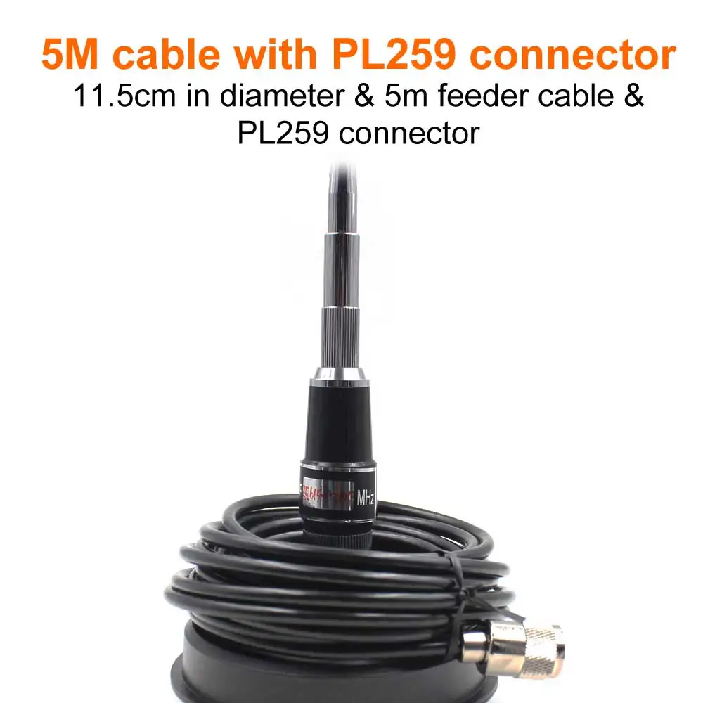 Cable alimentación magnético coche con base antena PL259 - imagen 5