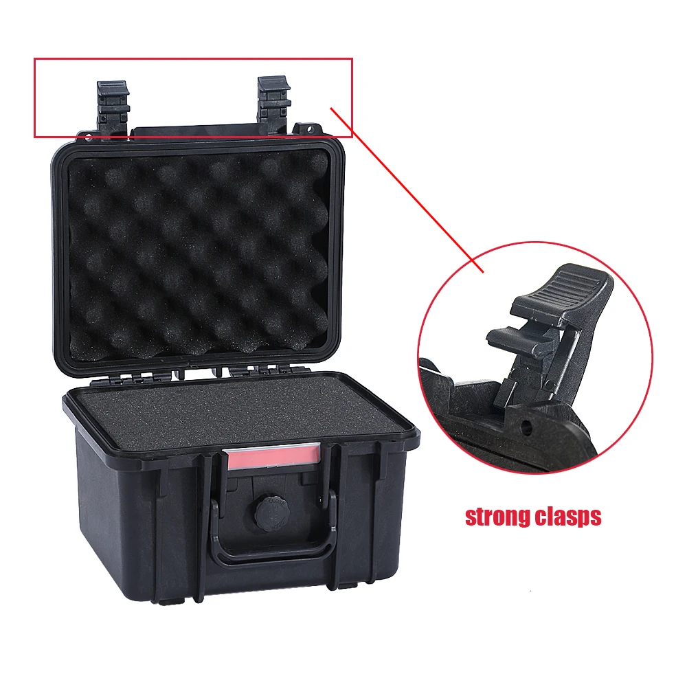 Pistola táctica de Airsoft militar, bolsa de espuma de seguridad ABS, equipo sellado impermeable, herramienta de caza portátil, funda de almacenamiento de mira de tiro - imagen 5