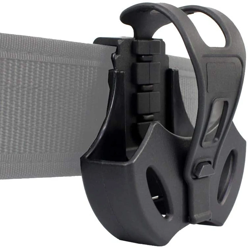 Funda moldeada de liberación rápida para esposas tácticas, cierre de goma para caza, aplicación de la ley, funda para esposas - imagen 5