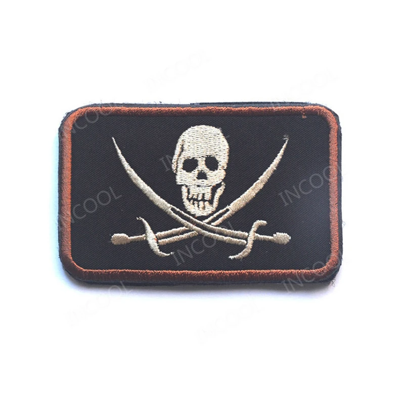 4 Embroidered 8X5 CM