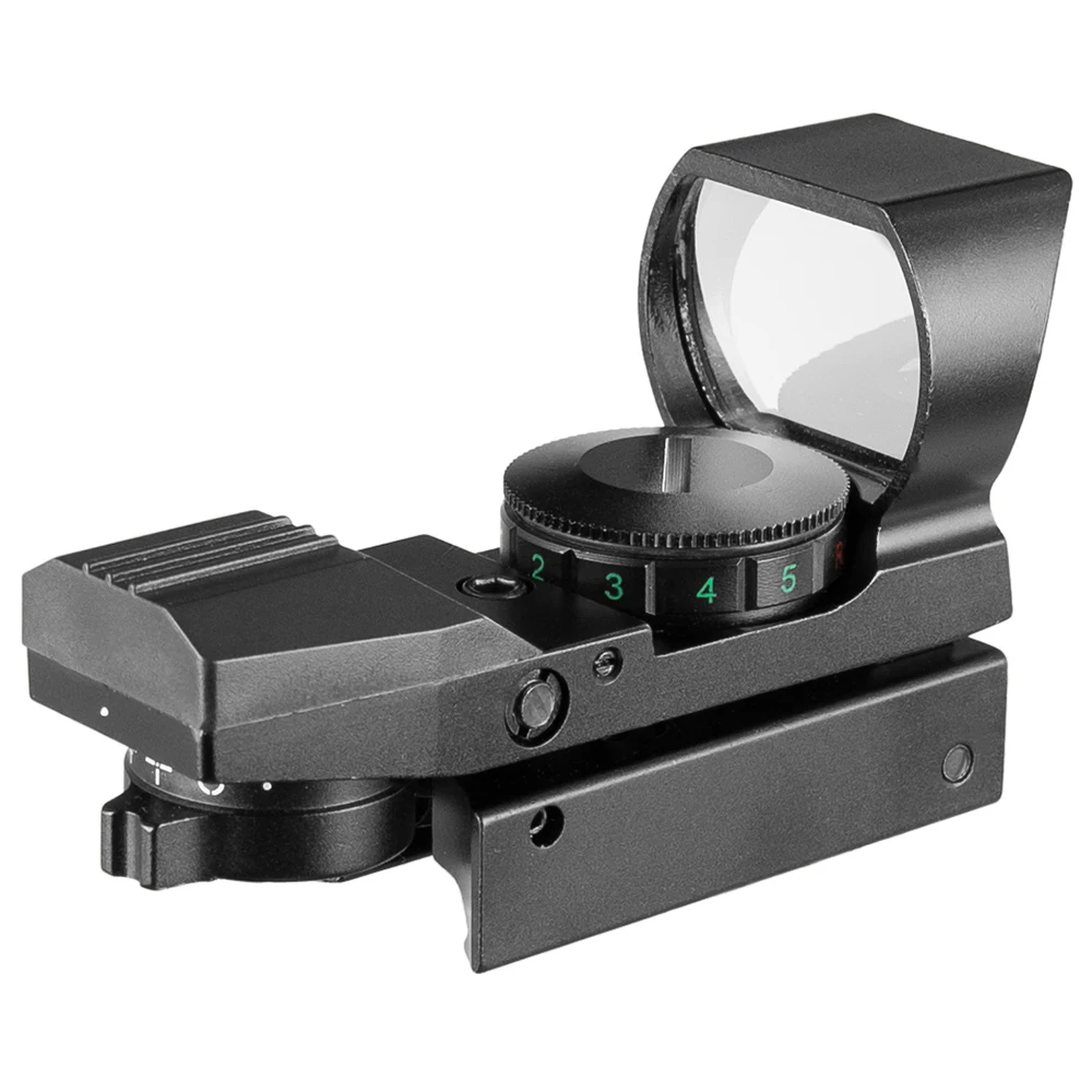 Lente de 33mm, holográfica táctica, 4 tipos, retícula, punto rojo y verde, mira de 20mm, envío gratis, óptica para Rifle - imagen 4