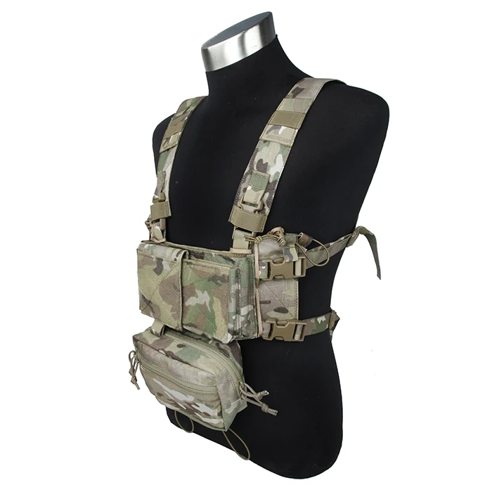 Equipos tácticos del equipo del aparejo del pecho del chaleco SS del camuflaje - imagen 3