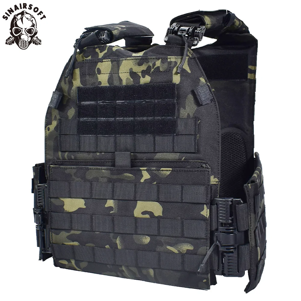 Chaleco táctico Modular de liberación rápida para caza, camuflaje, entrenamiento de carga física, portador de placa de combate, armadura corporal - imagen 3
