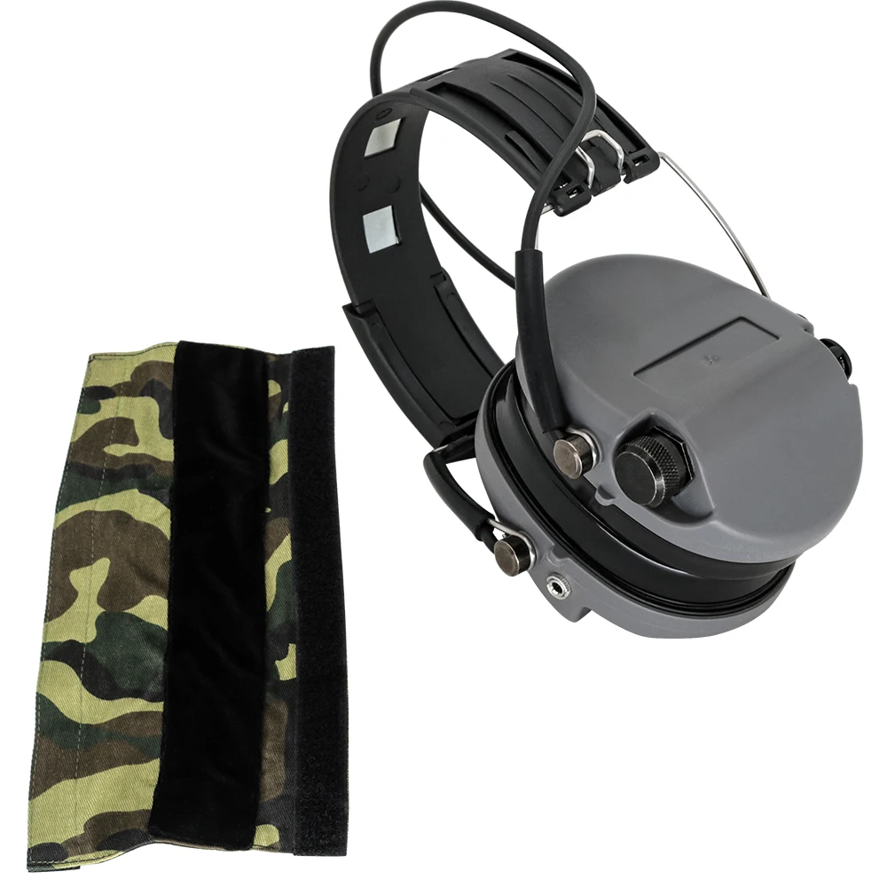 Auriculares electrónicos de protección auditiva con orejeras de Gel MSASordin Tactical Airsoft, color gris - imagen 4