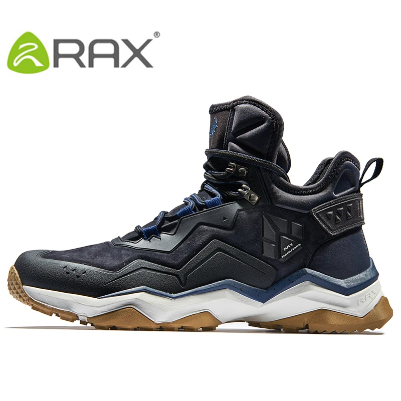 RAX, zapatos de senderismo antideslizantes impermeables para hombre, zapatos de Trekking para mujer, zapatos de montañero, zapatillas de deporte para caminar para invierno, botas de caza cálidas - imagen 4