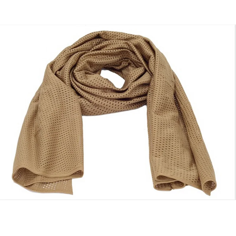 Bufanda de malla de las fuerzas especiales, pañuelo ligero cuadrado transpirable, tejido de camuflaje, para caza - imagen 5